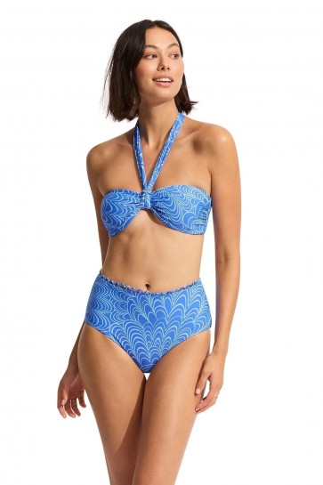 Seychelles סט סטרפלס קולר עם תחתון גבוה מחטב 