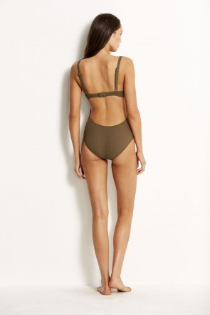 Inka Rib בגד ים שלם לגבוהות ביקיני מאחורה