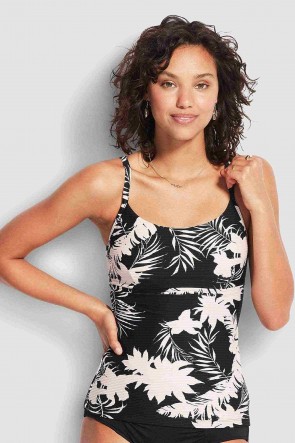 גופיית טנקיני Wild Tropics לחזה גדול קאפ DD