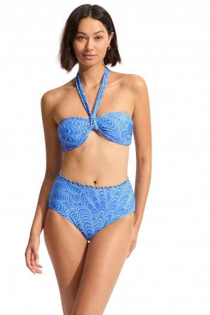Seychelles סט סטרפלס קולר עם תחתון גבוה מחטב 