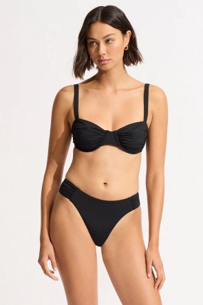 Seafolly חזיה תומכת עד קאפ D תחתון מפתח ירך גבוה