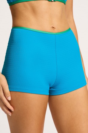 Seafolly שורט ביקיני תכלת ספורטיבי   
