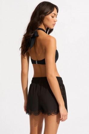 Lulu Scalloped ביקיני שורט ספורטיבי לים או לגילשה בים