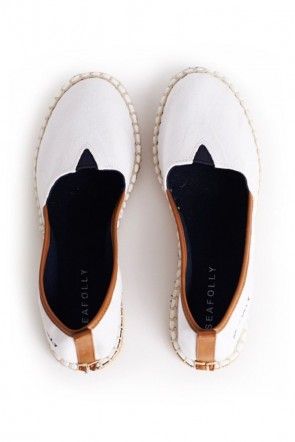 נעלי חוף אספדריל לבנות