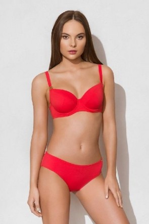 Charm ביקיני תחתון בגזרה קלאסית אדום V51140-B-Red-