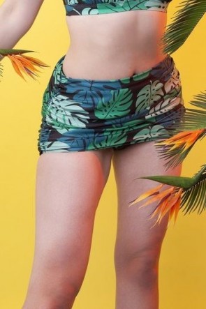 Green Palm ביקיני תחתון חצאית 