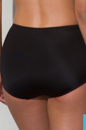 Charm תחתון שחור בגזרה רטרו