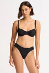  Seafolly חזיה תומכת עד קאפ D תחתון מפתח ירך גבוה