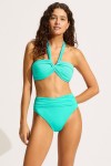 Seafolly ביקיני סטרפלס קולר בגזרה מפתח ירך גבוה