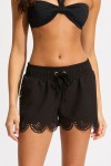 Lulu Scalloped ביקיני שורט ספורטיבי לים או לגילשה בים