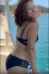 Active Swim ביקיני ברלט פוש אפ ותחתון פסים בצד